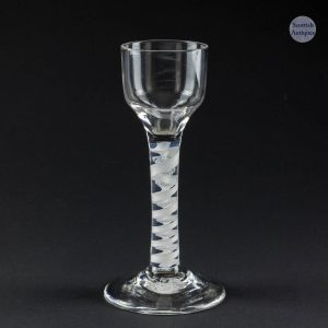 Opaque Twist Wine Glass c1760