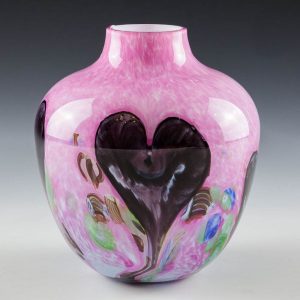 Caithness Cadenza  Vase Designed by Colin Terris 1986