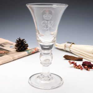 Royal Brierley George VI Coronation Commemorative Coin Goblet 1937