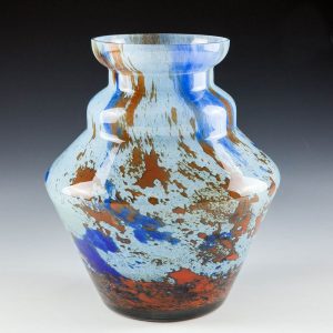 An Antonin Ruckl & Sons Glass Vase c1930