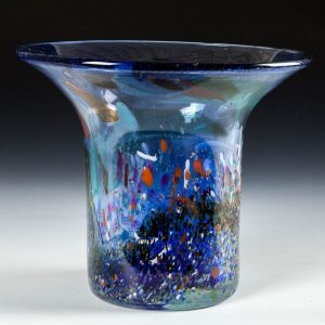 A George Elliott Studio Glass Vase c1980