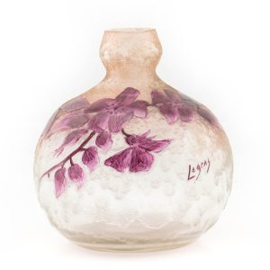 Legras Rubis Series Cameo Vase c1900