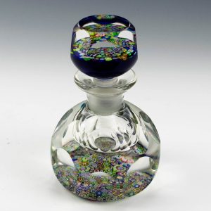 Late 20th Century Perthshire Millefiori Inkwell Paperweight