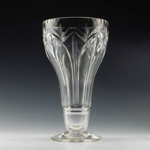 John Walsh Walsh Lead Crystal Art Deco Vase c1935
