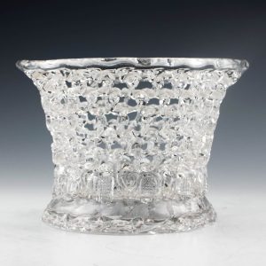 Bristol Lead Glass Traforato Basket c1780