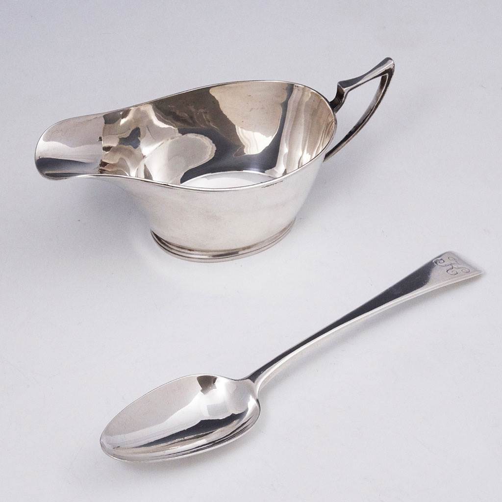 George III Silver Serving Spoon London 1800