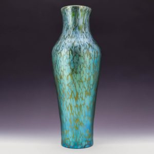 Tall Loetz Crete Papillon Vase c1900