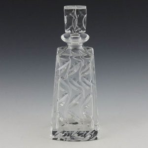 Limited Edition Clyne Farquharson  Leaf Pattern Decanter By Reg Everton