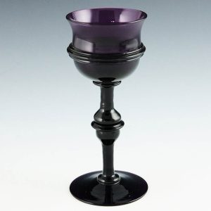 An Amethyst Wine Glasses c1925