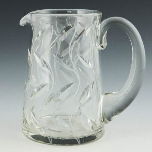 Clyne Farquharson  Leaf Pattern Water Jug By Reg Everton
