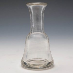 Victorian Glass Bell Shaped Half Gill Sprit Measure c1870