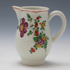 A John Pennington Liverpool Porcelain Sparrow beak Jug c1780