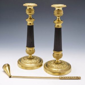Pair 19th Century French Ormolu Candlesticks