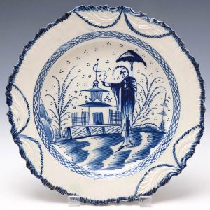 Liverpool Pearlware Long Eliza Dish c1790
