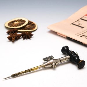 A Champagne Tap With Ebonised Handle c1910