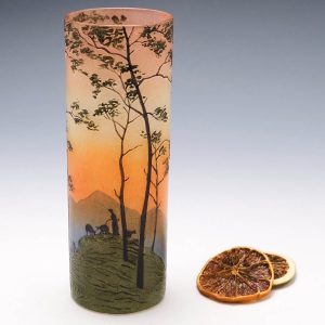 Legras Pastoral Landscape Vase c1925