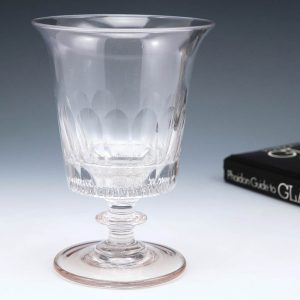 A Very Large Bucket Bowl 19th Century Glass Rummer c1840