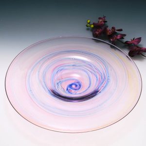 Signed Michael Harris Isle Of Wight Glass Charger 1974-76