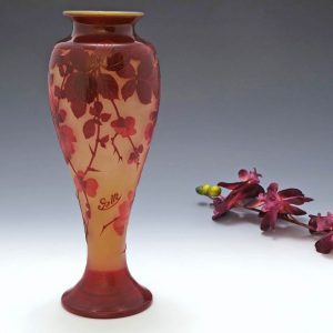 A Tall and Very Fine Galle Vase c1900
