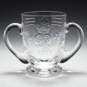 George VI Coronation Twin Handle Beer Tankard 1937