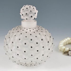 A Lalique Cactus Flacon No1 Ganiture De Toilette