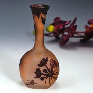 A Small Galle Cameo Glass Vase c1900