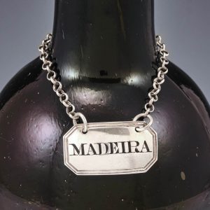 A George III Madeira Decanter Label London 1819