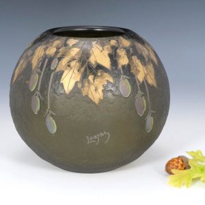 Legras Mulberry Vase c1925