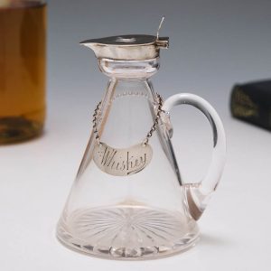 Silver Topped Whiskey Noggin Hukin and Heath 1906