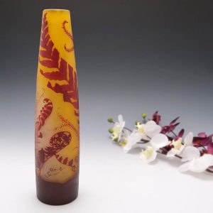 Galle Vase With Aquatic Plants c1900