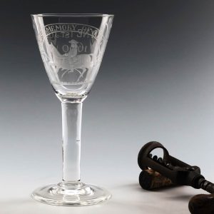 Commemorative Glass King William Battle Of The Boyne c1990