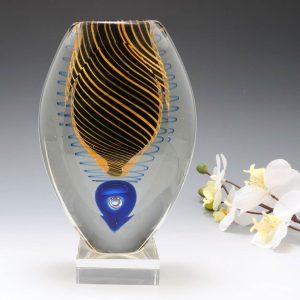 A Czech Art Glass Sculpture