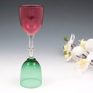 A Double Bowl Wine Glass