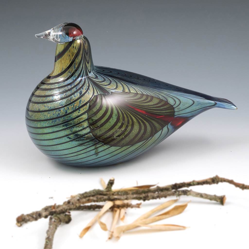 難あり　California Quail oiva toikka  An Oiva Toikka Pheasant for Nuutajarvi c1980