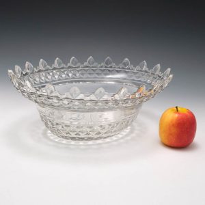 Large Irish Glass Bowl c1800