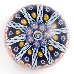 A Strathearn Radial Paperweight c1970