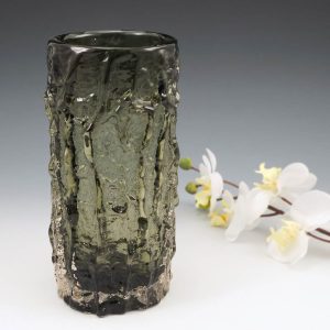 A Whitefriars Textured Vase by Geoffrey Baxter Pattern 9691 c1966