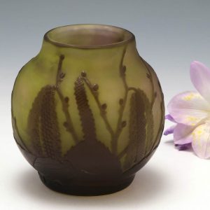 A Galle Cameo Glass Vase c1910