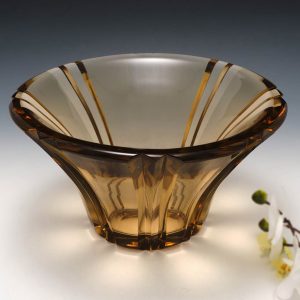 Pale Amber Signed Daum Nancy Vase c1955