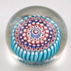 A Magnum H G Richardson & Sons  Concentric Paperweight c1900