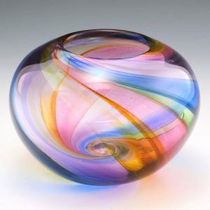 A Rainbow Glass Bowl By Siddy Langley 2018