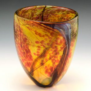 A Vase Depicting Woodland Scene by Siddy Langley 2020