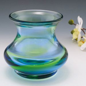 Stevens and Williams Rainbow Glass Baluster Vase 1935-40