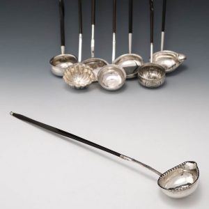 18th Century Toddy Ladle with 1732 George II Halfcrown