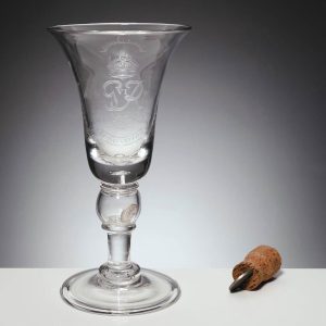 Royal Brierley George VI Coronation Commemorative Coin Goblet 1937