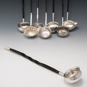 18th Century Toddy Ladle with 1743 George II Crown