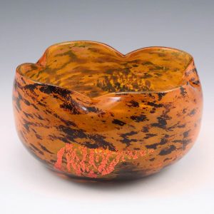 Daum Nancy Quatrefoil Bowl c1925-30