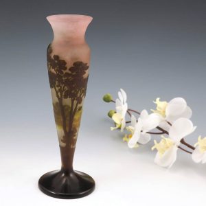 An Emile Galle Landscape Vase c1900