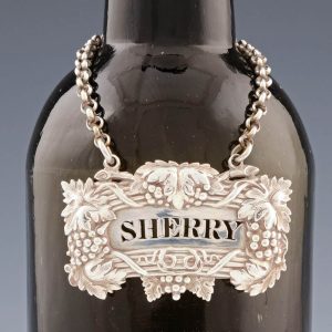 A Sterling Silver Decanter Lable London 1835