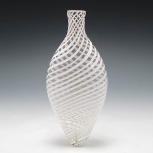 Nailsea Glass Flask c1840